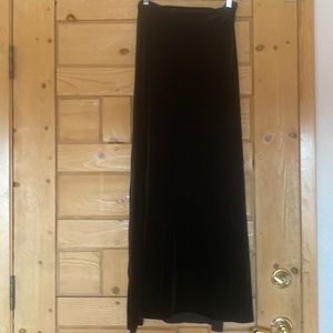 Vintage 1980s Limited Express velvet maxi skirt